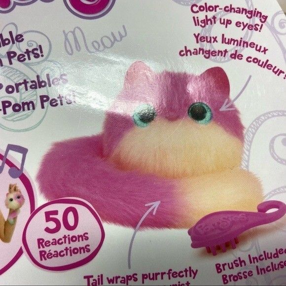 Pomsies: Pinky Plush Wearable Interactive Toy - Picture 5 of 6